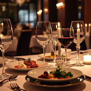 A professional rider on a horse