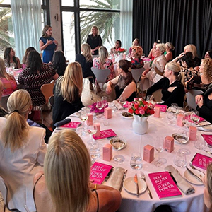 A professional rider on a horse